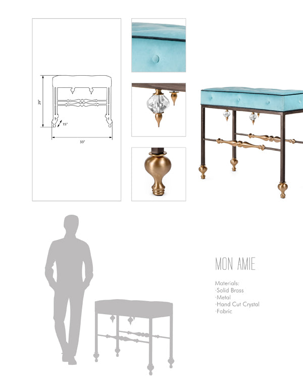 Mon Amie Bar Bench
