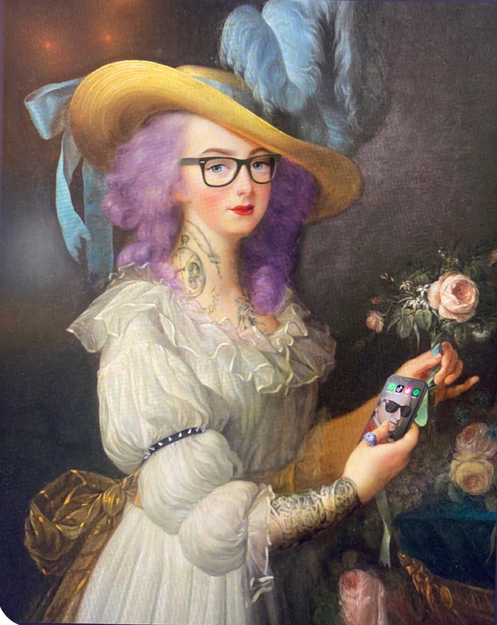 Marie On Tinder Art
